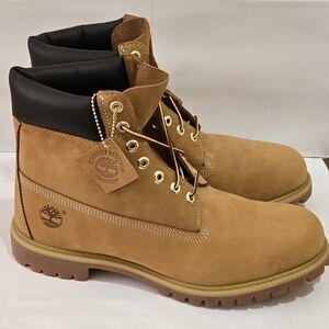 Timberland 6" Premium Waterproof Wheat Boots Men's 13 Wide